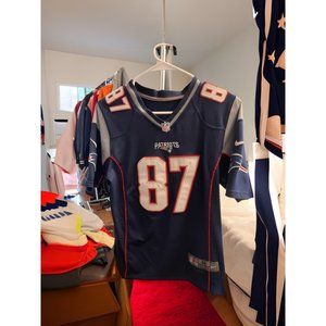 Nike NFL on field England Patriots Rob Gronkwski Jersey youth med